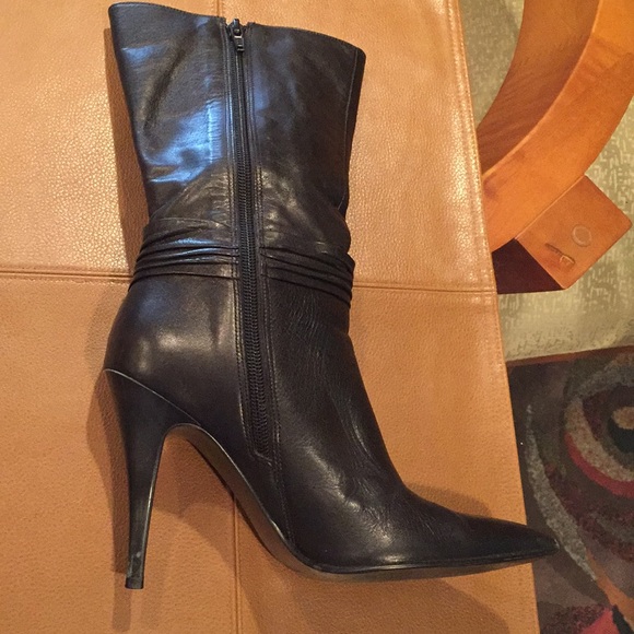 🔥 Carlos Santana Mid-Calf Leather Boots. - Picture 3 of 8